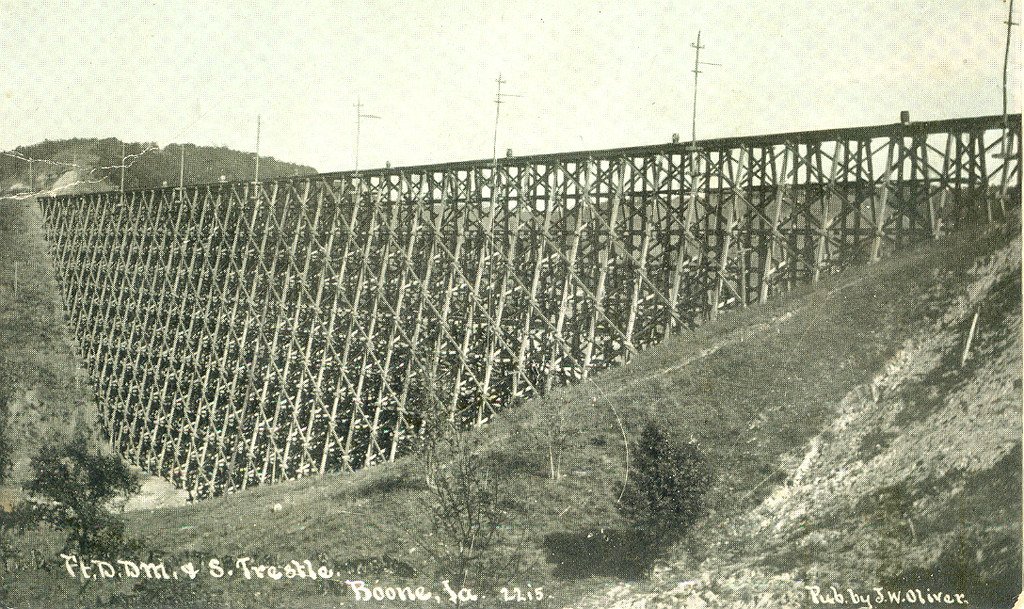 Postcard of previous bridge